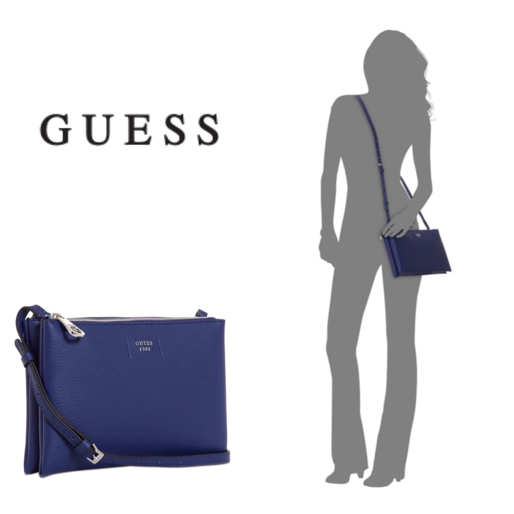 Guess Trudy Mini Double Zipper Bag NWT